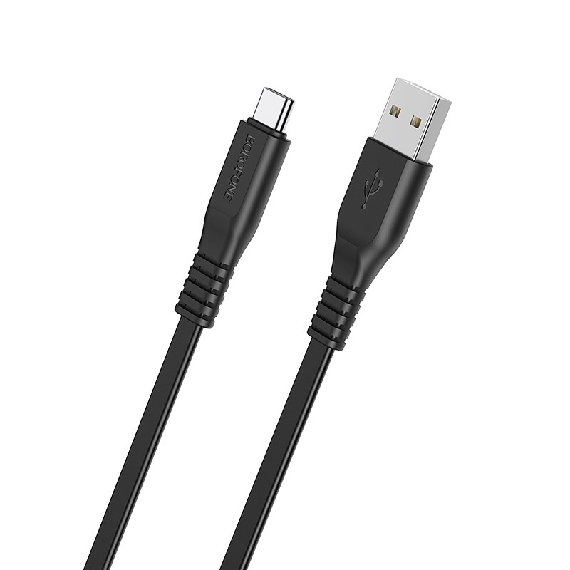 Levně Borofone Kabel BX23 Wide Power - USB na typ C - 3A 1 metr černý