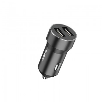 Adaptér do auta Foneng  C08 - 2xUSB - 2,4A černý