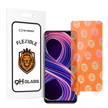 Tel Protect Best Flexible Hybrid Tempered Glass for REALME 8 - 8 PRO