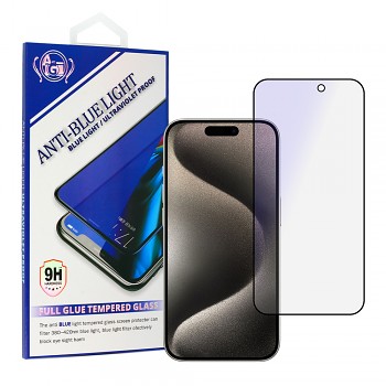 Tvrzené sklo Anti-Blue Full Glue pro Iphone 15 Plus/15 Pro Max
