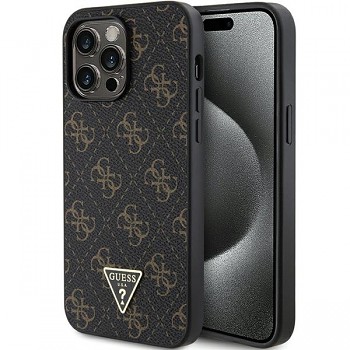 Originální pouzdro GUESS hardcase 4G Triangle Metal Logo GUHCP14XPG4GPK pro Iphone 14 Pro Max black