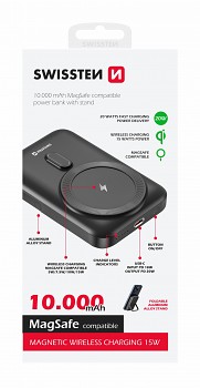 Powerbanka Swissten s funkcí rychlonabíjení 20W 10000 mAh (kompatibilní s magsafe)