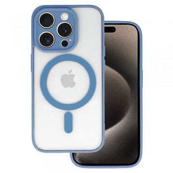 Akrylové pouzdro Magsafe pro Iphone 15 světle modré