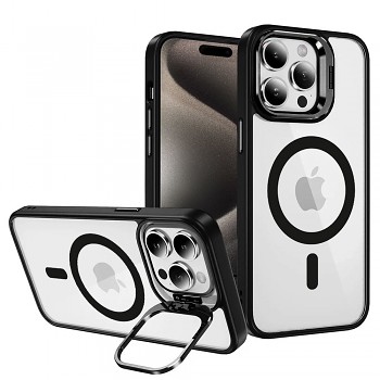 Tel Protect Kickstand Magsafe pouzdro pro Iphone 15 Plus černé