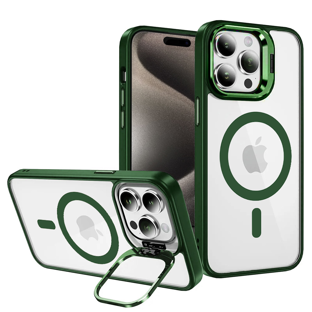 Levně Tel Protect Kickstand Magsafe pouzdro pro Iphone 11 zelené