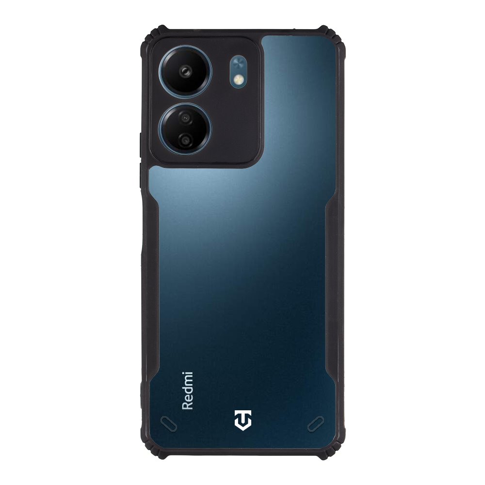 Levně Tactical Quantum Stealth Kryt pro Xiaomi Redmi 13C-Poco C65 Clear-Black