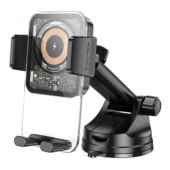 Držák do auta s funkcí bezdrátového nabíjení Borofone Riley BH210 15W černý