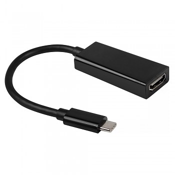 Adaptér - Typ C na HDMI 4K*2K - 0,25 metru černý