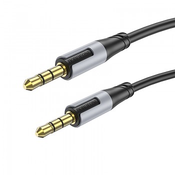 Audio kabel Borofone BL19 Creator jack 3,5 mm na jack 3,5 mm černý