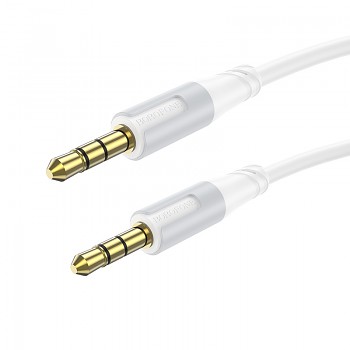 Audio kabel Borofone BL19 Creator jack 3,5 mm na jack 3,5 mm bílý