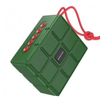 Reproduktor Bluetooth Borofone BR16 Gage tmavě zelený