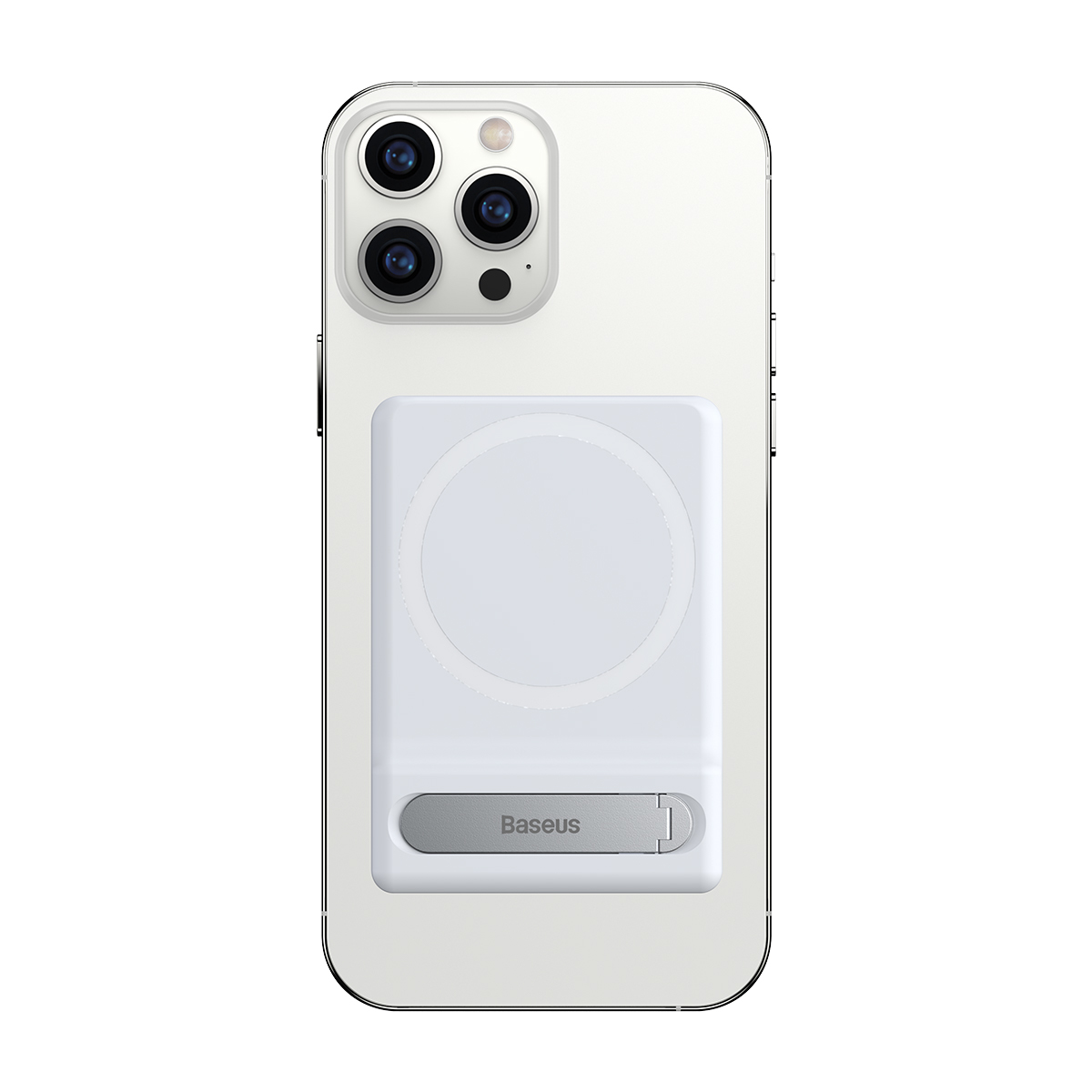 Levně Skládací magnetický stojan Baseus (LUXZ010002) bílý