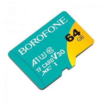 Borofone paměťová karta MicroSD 64GB SDHC Class10 95MB/s