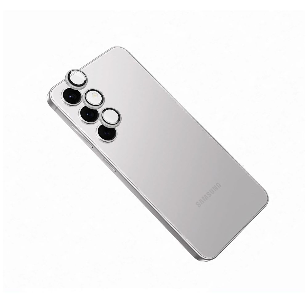 Levně Ochranná skla čoček fotoaparátů FIXED Camera Glass pro Samsung Galaxy A55 5G, stříbrná