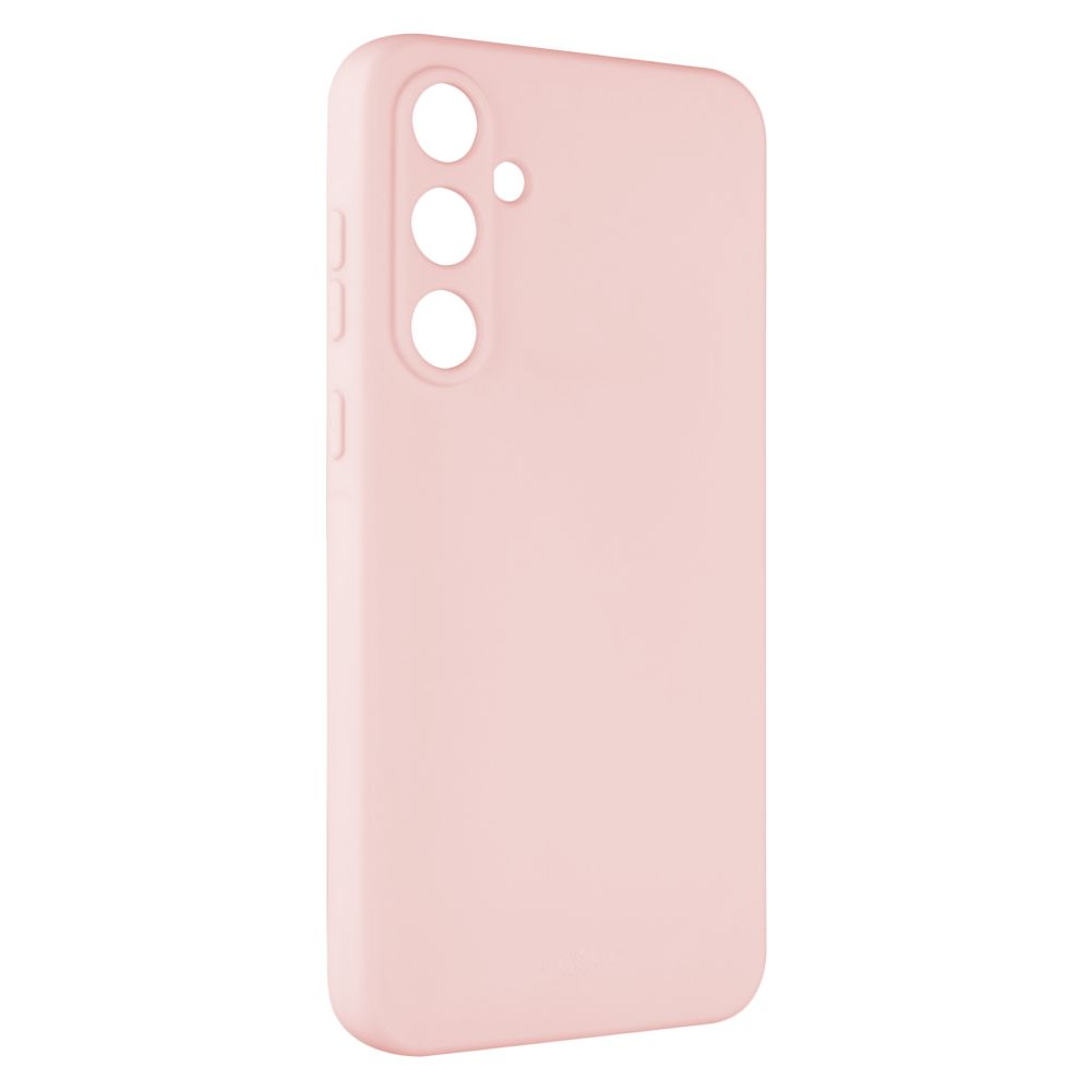 Levně Zadní pogumovaný kryt FIXED Story pro Samsung Galaxy A35 5G, růžový