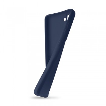 Zadní pogumovaný kryt FIXED Story pro Samsung Galaxy A55 5G, modrý