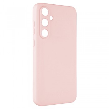 Zadní pogumovaný kryt FIXED Story pro Samsung Galaxy A55 5G, růžový