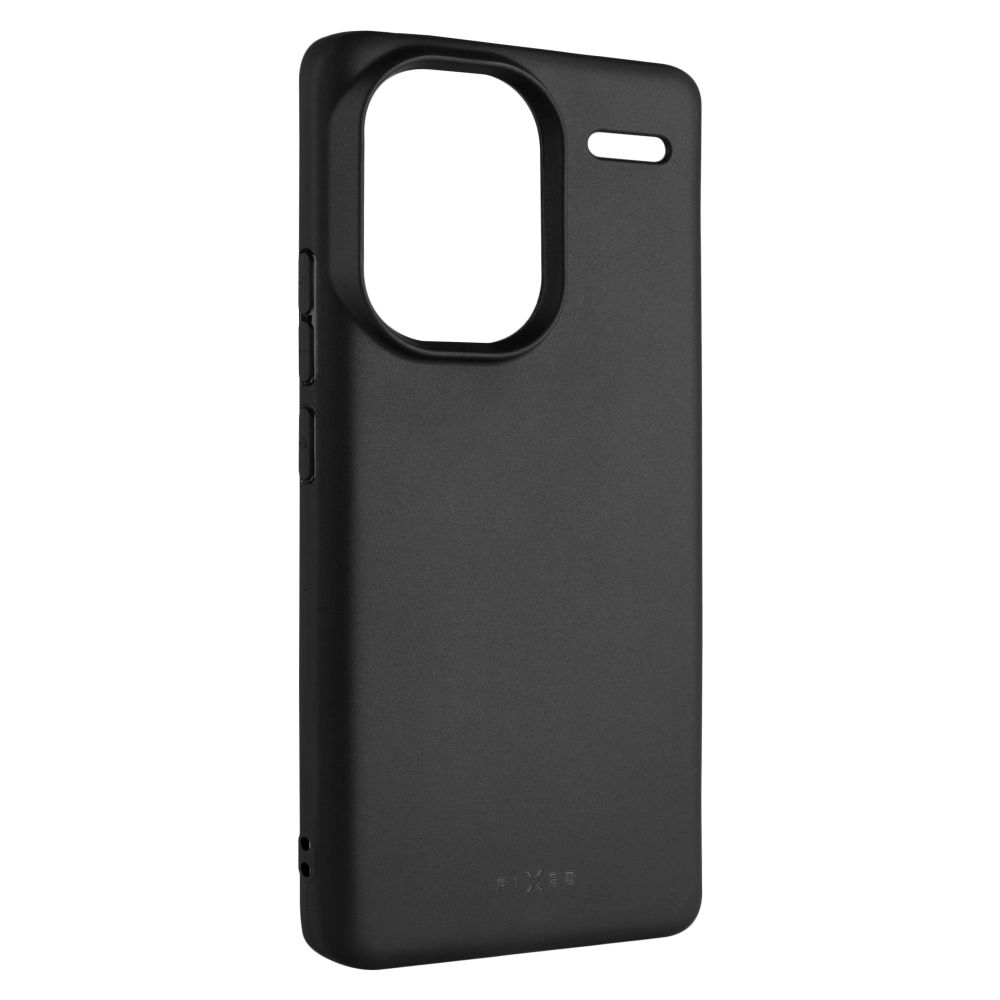 Levně Zadní pogumovaný kryt FIXED Story pro Xiaomi Redmi Note 13 Pro+ 5G, černý