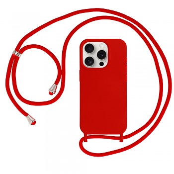 Pouzdro Strap D1 pro Iphone 15 červené