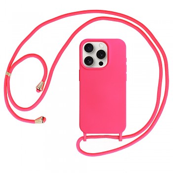 Pouzdro Strap D1 pro Iphone 15 Plus růžové