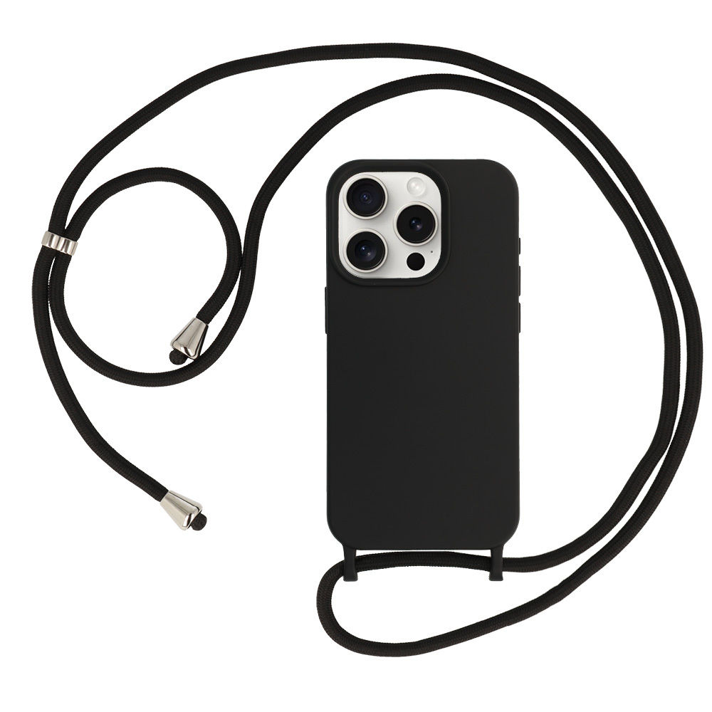 Levně Pouzdro Strap D1 pro Iphone 15 Pro černé