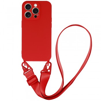 Pouzdro Strap D2 pro Iphone 15 Plus červené