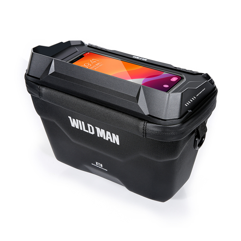 Levně Vodotěsné pouzdro WildMan XT8 na řídítka kola černé 3L