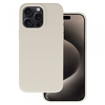 Silicone Lite case  pro iPhone 15 titanium