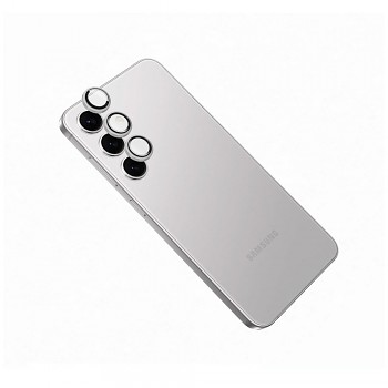 Ochranná skla čoček fotoaparátů FIXED Camera Glass pro Samsung Galaxy A15/A15 5G, stříbrná