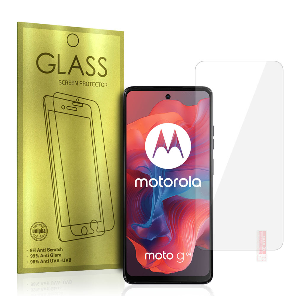 Levně Tvrzené sklo Gold pro MOTOROLA MOTO G04-G24-G34 5G