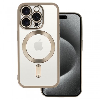 Pouzdro Metallic MagSafe pro iPhone 15 Plus Titanium