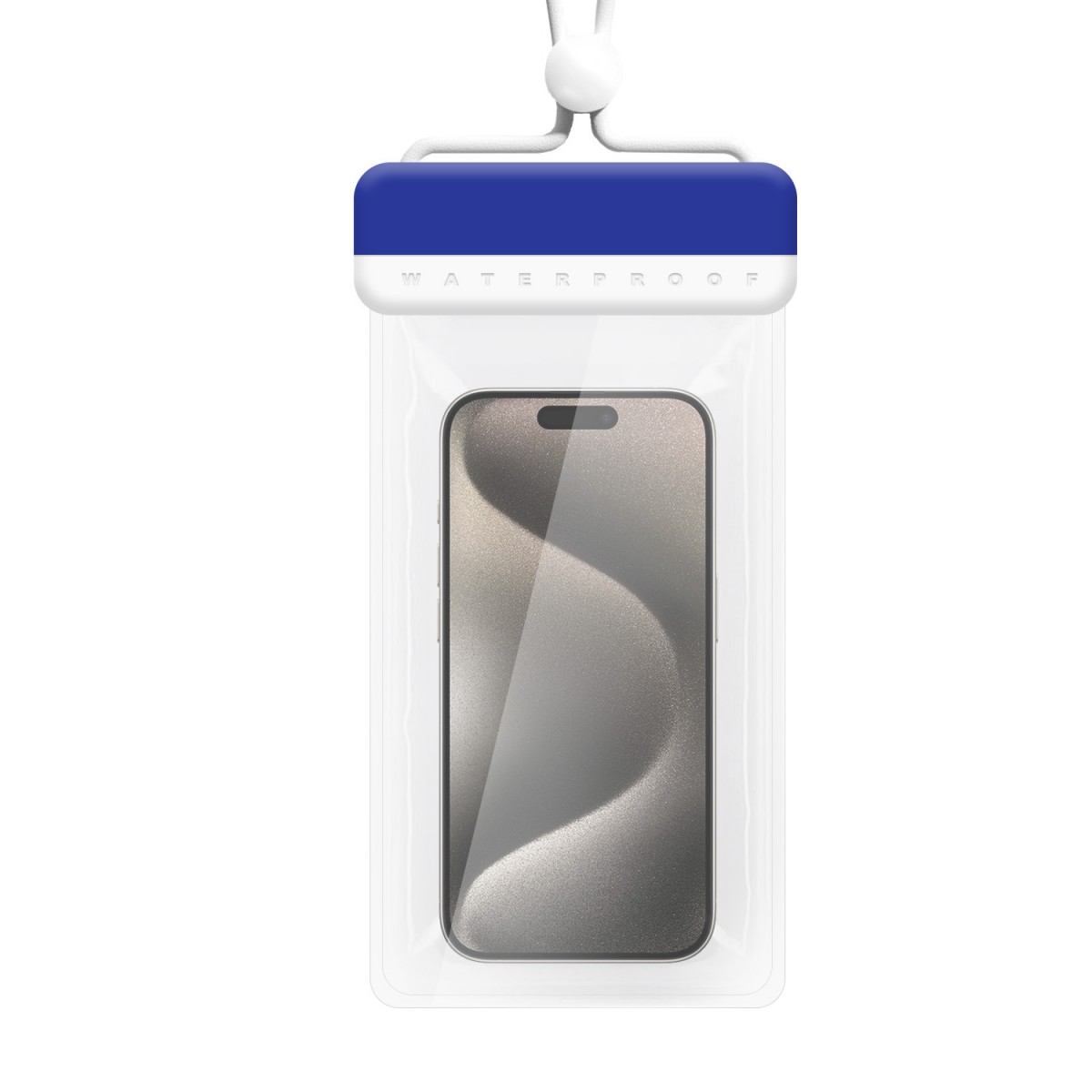Levně Vodotěsné pouzdro Waterproof Type 3 modro - bílé