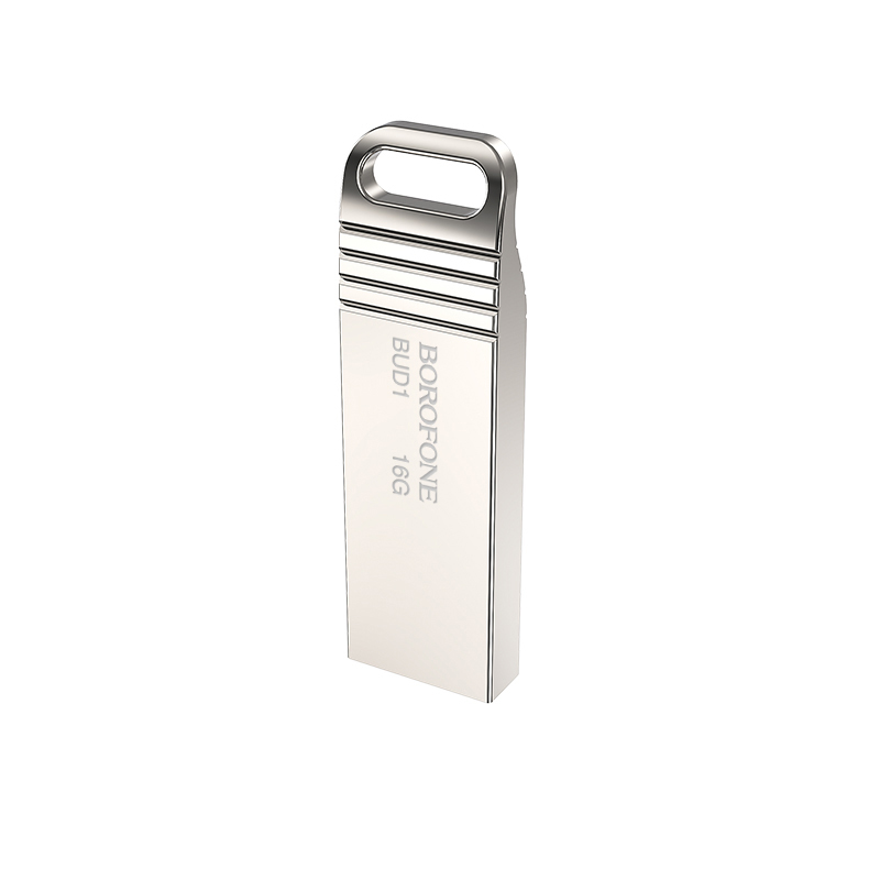 Levně Flash disk Borofone BUD1 16GB stříbrný