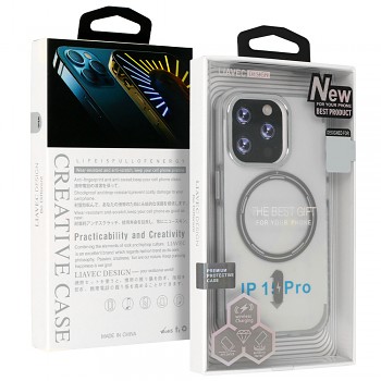 Zadní kryt Liavec Smooth Feeling Magsafe Case pro iPhone 12-12 Pro bílý