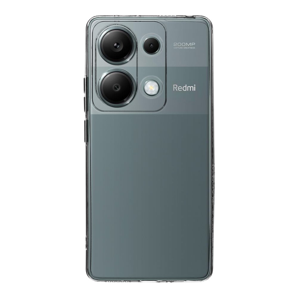 Levně Zadní kryt Tactical pro Xiaomi Redmi Note 13 Pro 4G průhledný