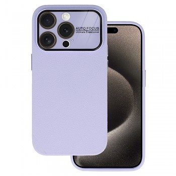 Zadní kryt Tel Protect Lichi Soft Case pro iPhone 14 light purple