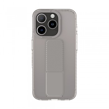 Zadní kryt Amazing Thing Titan Pro Holder Case 10FT IP156.7PTHGY pro iPhone 15 Pro Max titanium se stojánkem