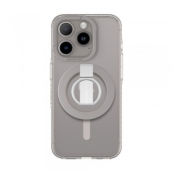 Zadní kryt Amazing Thing Titan Pro Mag Ring Grip Case 10FT IP156.1PTRGY pro iPhone 15 Pro titanium