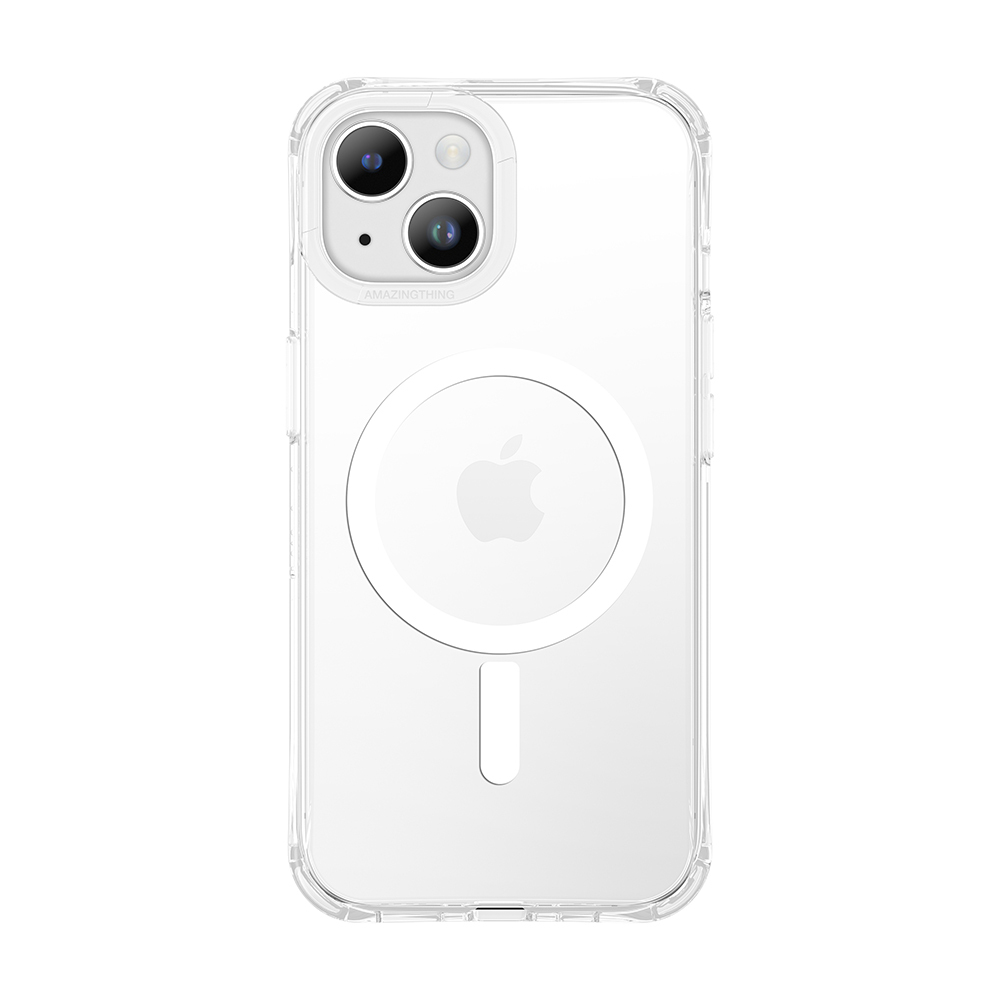 Levně Zadní kryt Amazing Thing Titan Edge Mag Case 15FT IP156.7TEMCL pro iPhone 15 Plus transparentní