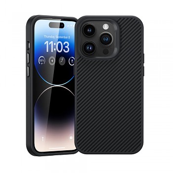 Zadní kryt Benks Etui Magnetic Hybrid Armor Pro Kevlar 600D pro iPhone 14 Pro Max černý