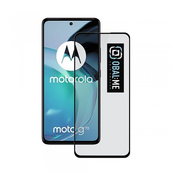 OBAL:ME 5D Tvrzené Sklo pro Motorola Moto G72 Black