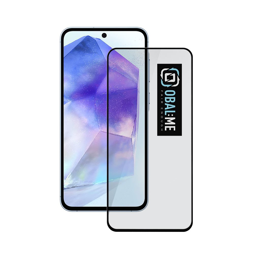 Levně OBAL:ME 5D Tvrzené Sklo pro Samsung A55 Black