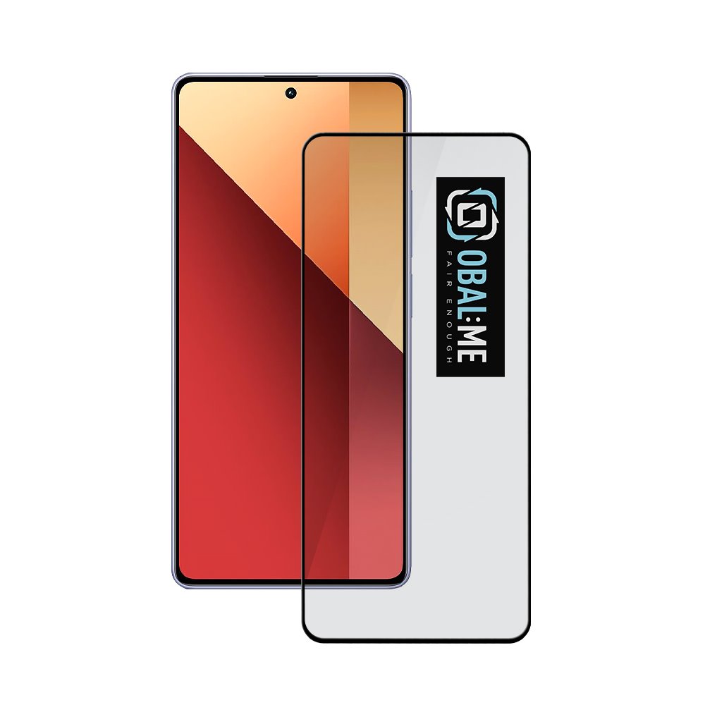 Levně OBAL:ME 5D Tvrzené Sklo pro Xiaomi Redmi Note 13 Pro 4G-5G Black
