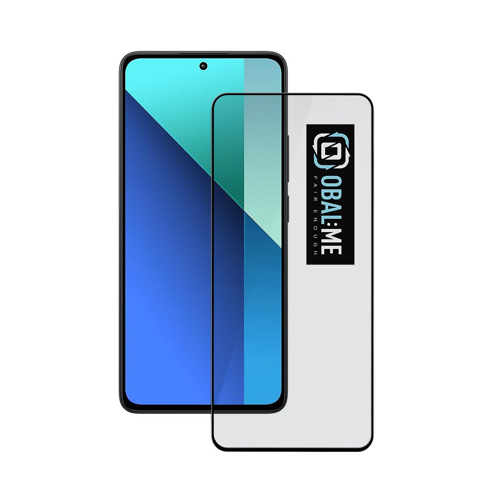 Levně OBAL:ME 5D Tvrzené Sklo pro Xiaomi Redmi Note 13 4G-5G Black