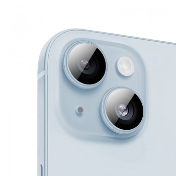 Tvrzené sklo Benks Warrior Lens Protector na kameru pro iPhone 15 - 15 Plus (čočka 2 kusy) modré
