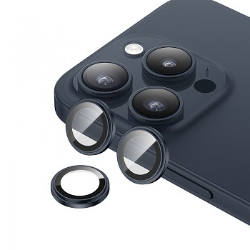 Tvrzené sklo Benks Warrior Lens Protector na kameru pro iPhone 15 Pro - 15 Pro Max (čočka 3 kusy) modré