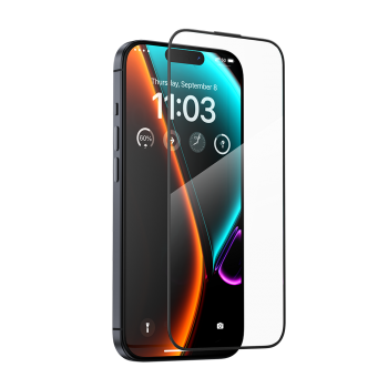 Tvrzené sklo Benks Ultra Shield HD pro iPhone 15-14 Pro černé