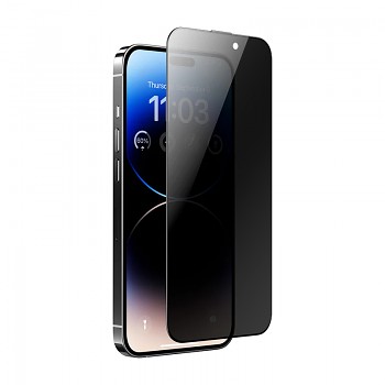 Tvrzené sklo Benks Ultra Shield Privacy pro iPhone 15 Plus-14 Pro Max černé