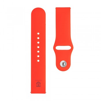 Silikonový řemínek Tactical 855 22mm Red