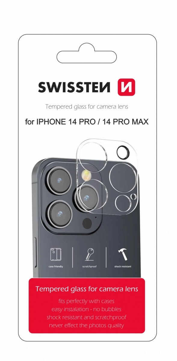 Levně Ochranné sklo Swissten na čočky fotoaparátu pro iPhone 14 Pro - 14 Pro Max